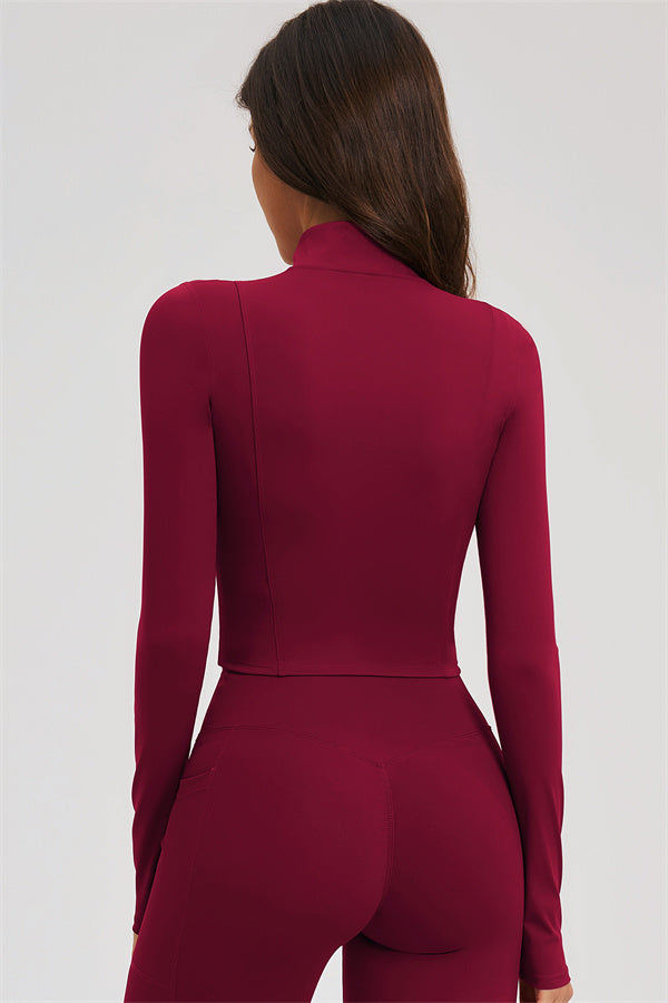 The Sizzle Zip Jacket Flared Leggings 2-Piece Set